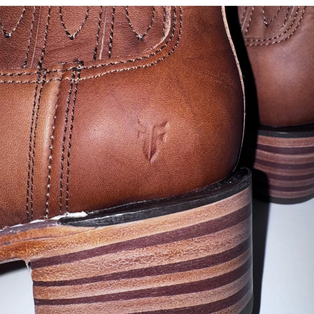Frye Campus Saddle Chelsea Ankle Boots 8